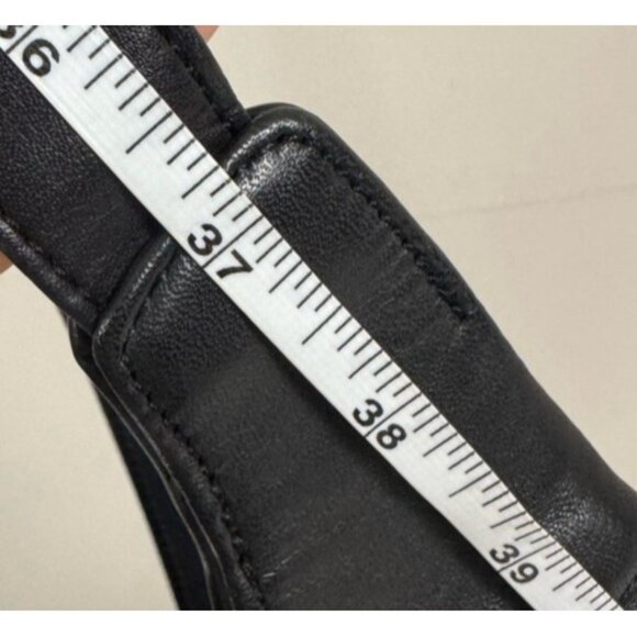 Nine West Black Leather Crossbody Bag Purse Y2K Minimalist Indie Boho Retro - Picture 9 of 9